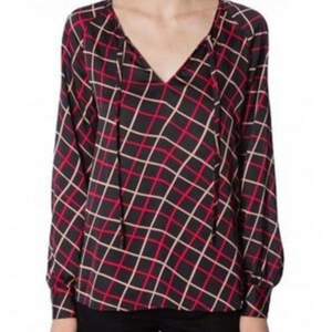 Women's Sanctuary Long Sleeve Graphic Blouse Top‎ Size S